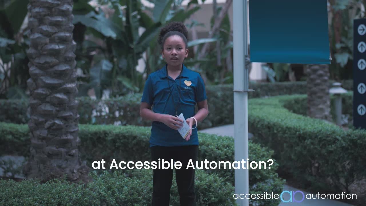 A DAYP student speaking about her experience at Accessible Automation